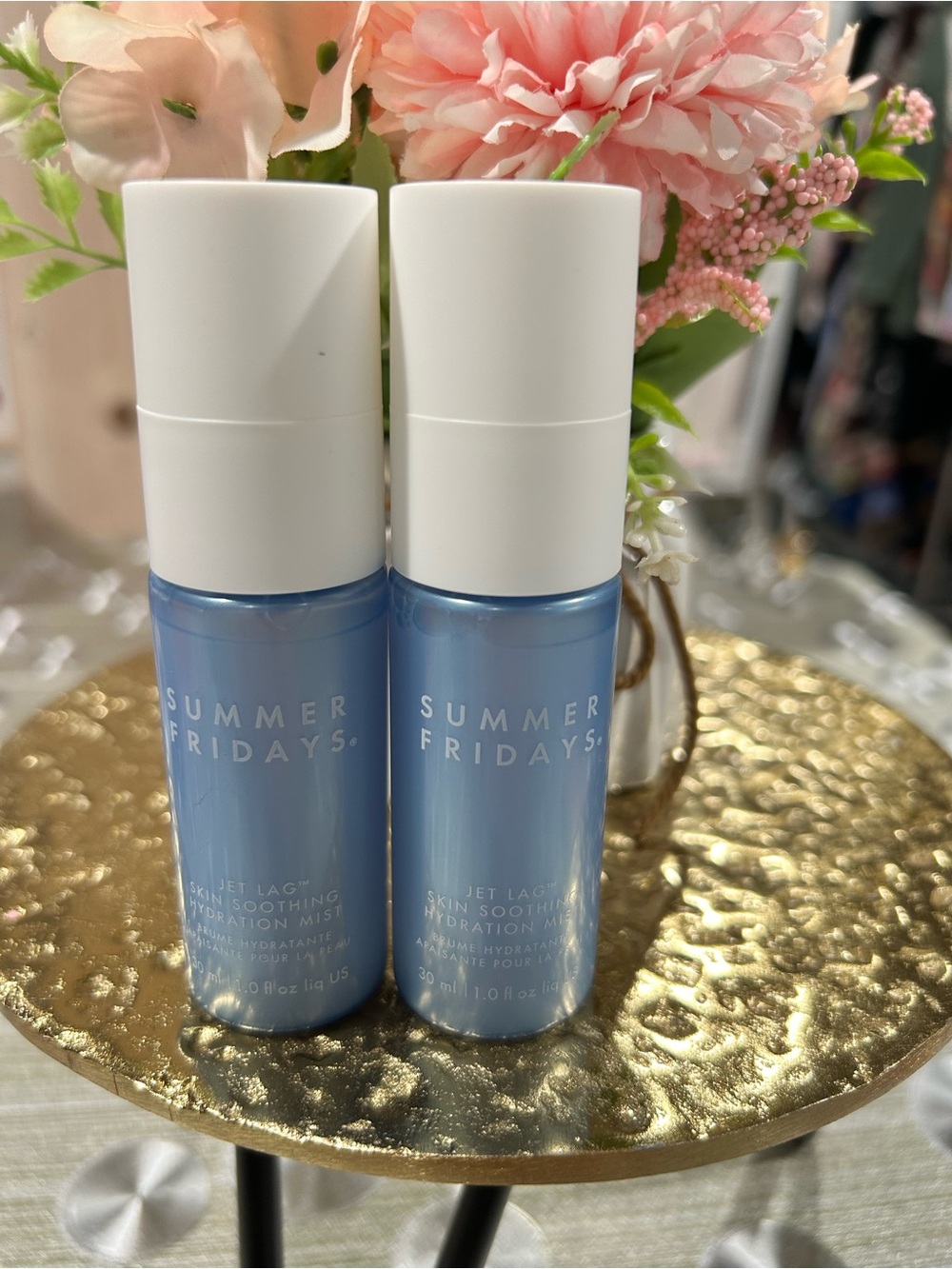 Summer Fridays Bundle of 2 Jet Lag Hydration Mist. 30ml each.